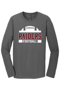 CHARCOAL FOOTBALL 1 LOGO SOFTSTYLE LONG SLEEVE