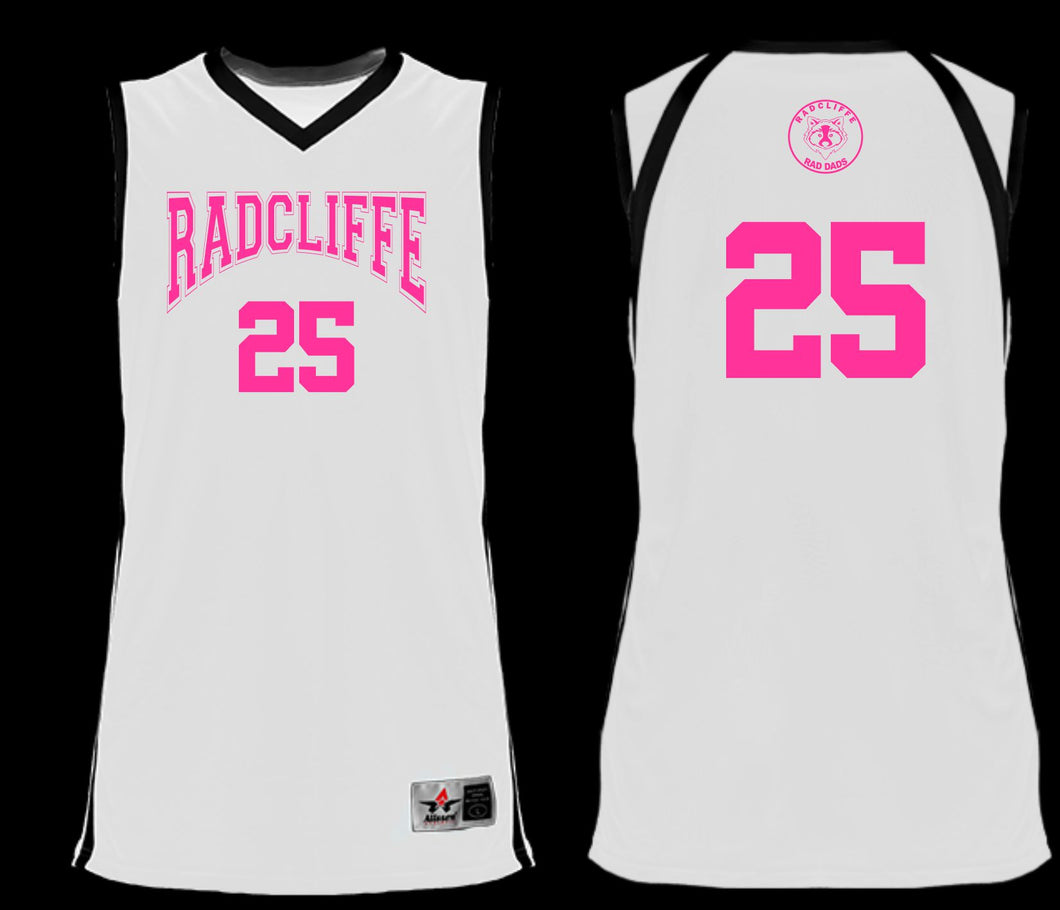 RAD DADS JERSEY 2025 WHITE/NEON PINK